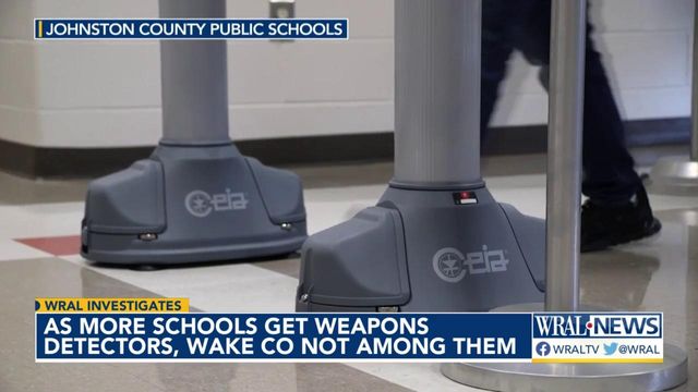 More NC schools get weapons detectors, Wake County not among them