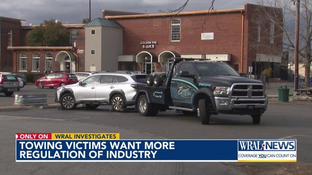WRAL Investigates: Aggressive towing, no regulation, and a billing free-for-all
