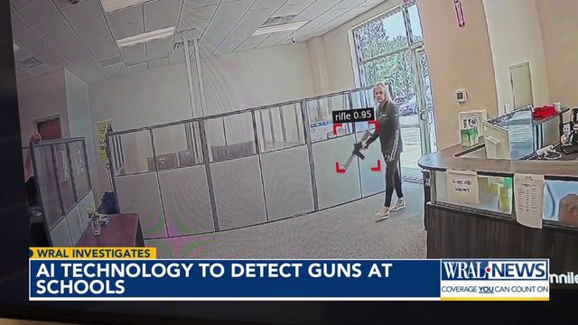 A new technology called Omnilert uses artificial intelligence (AI) to detect guns on school campuses.