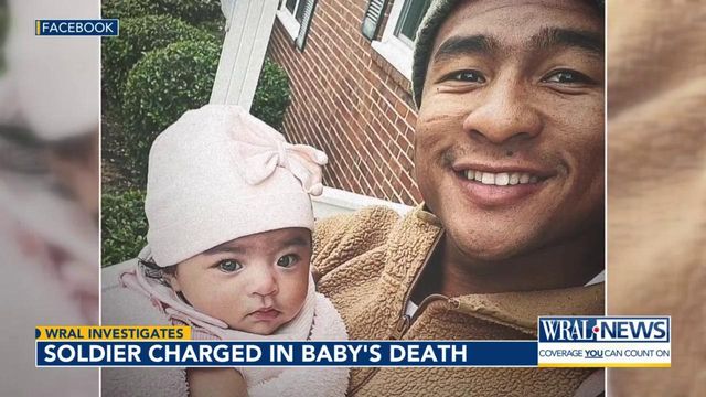 Soldier charged in baby's death 