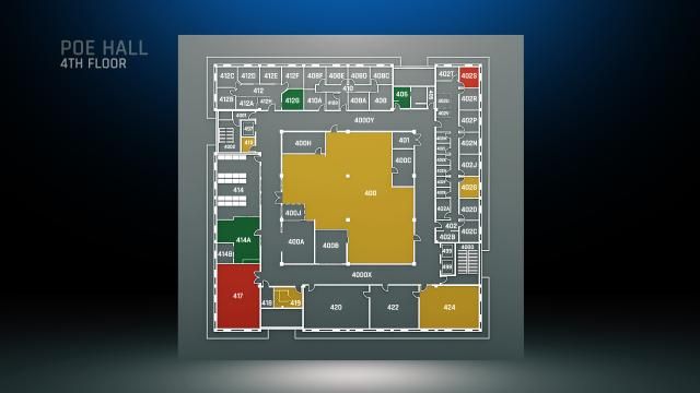 Poe Hall 4th floor test results