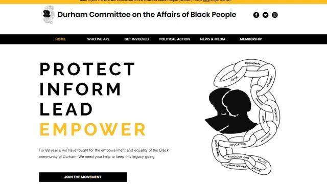 Durham Committee on the Affairs of Black People website.