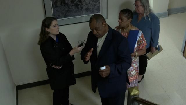 Dwight Poole, owner of Smokehouse Valley Farm, made his first court appearance after being charged with seven counts of aiding and abetting underage drinking at a massive party held on his property.