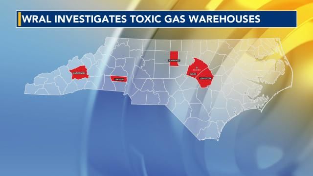Five NC warehouses, including one 1,100 ft from homes in Four Oaks, store devices that off-gas cancer-linked ethylene oxide. The state doesn’t track it and neighbors demand answers.
