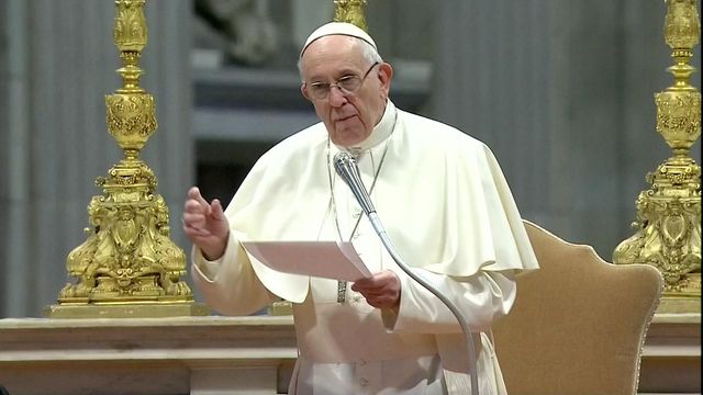 Pope Francis gives strong rebuke, defense of church