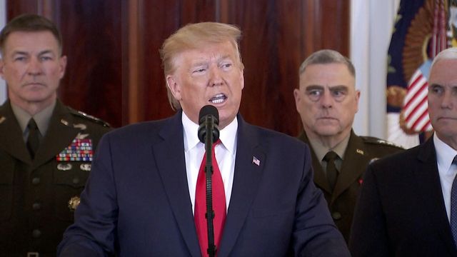 Trump: No one was hurt when Iran launched missiles at Iraqi bases