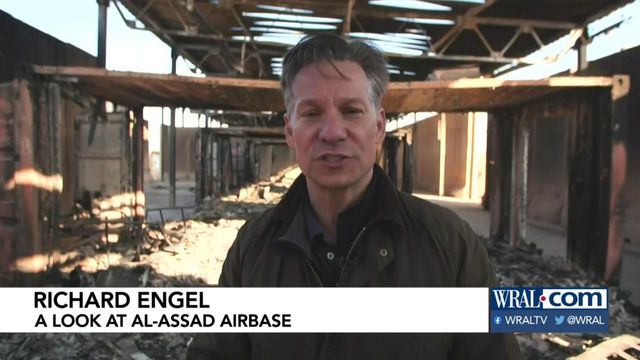 First look: Inside airbase attacked by Iranian missile strike