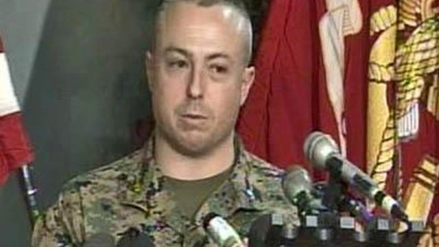 WEB ONLY: Marine News Conference on Lauterbach Case