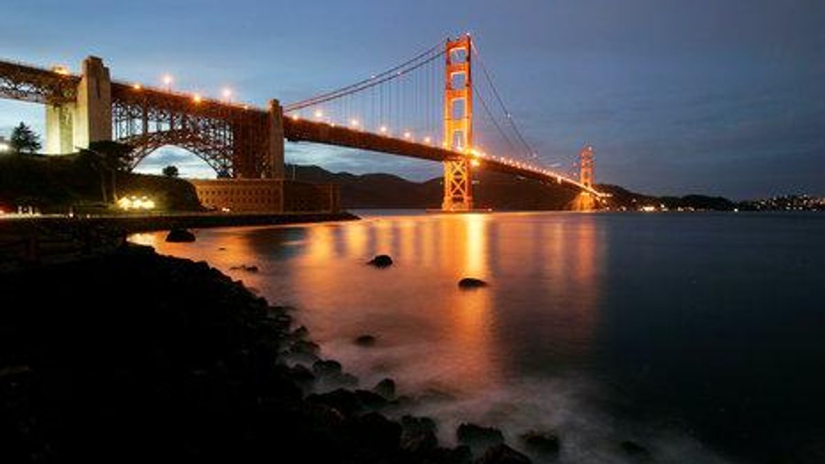 APTOPIX San Francisco Golden Gate Bridge