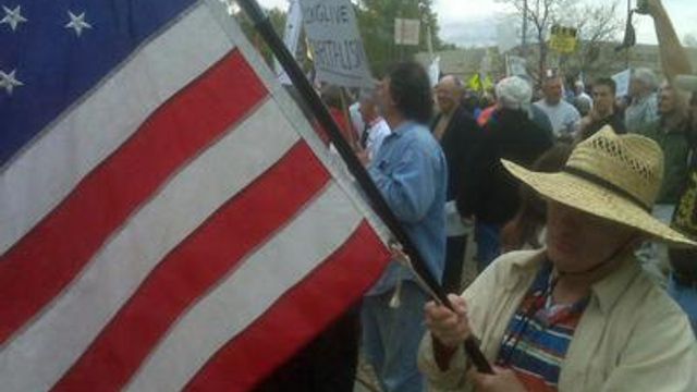 Protesters gather in Raleigh for tea party