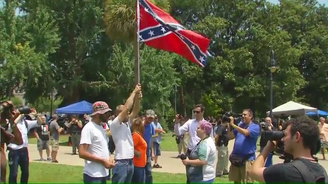 KKK, Black Panther Party rallies overlap in South Carolina Friday afternoon