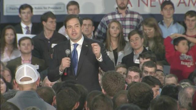 Marco Rubio holds rally at N.C. State fairgrounds 