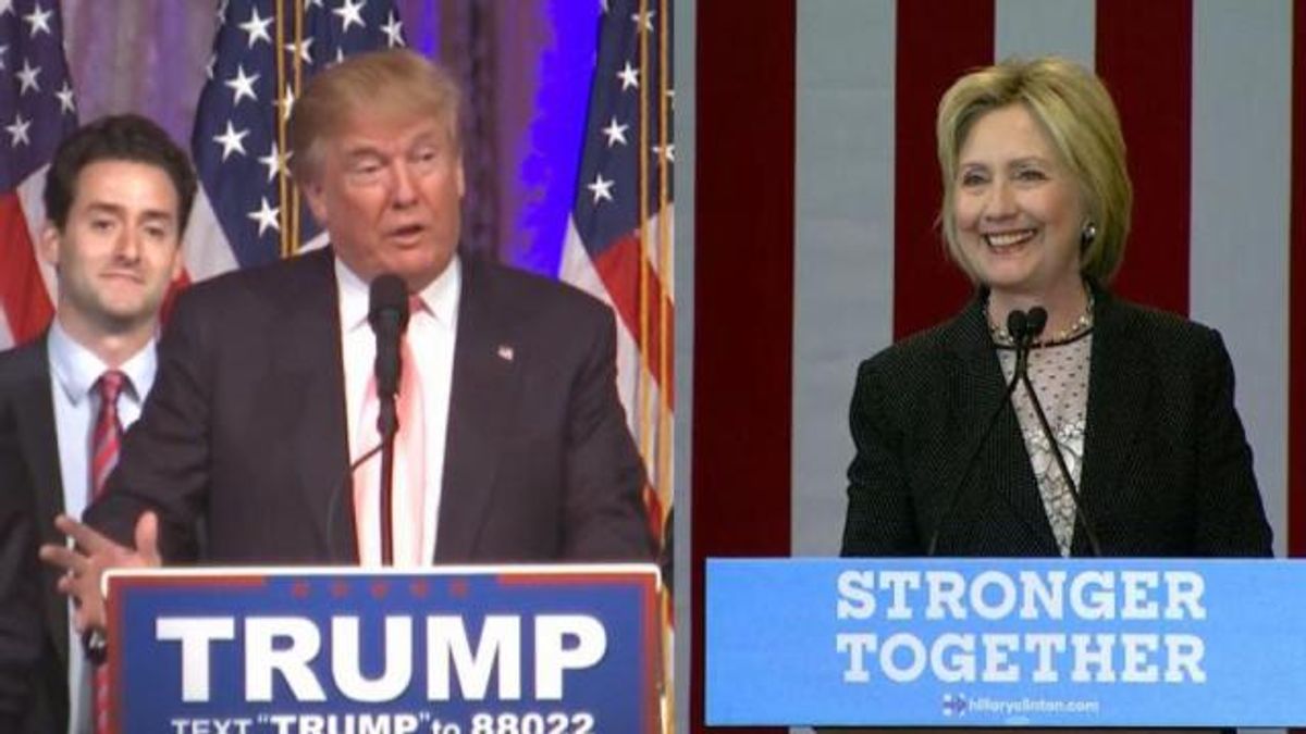 Trump, Clinton trade jabs