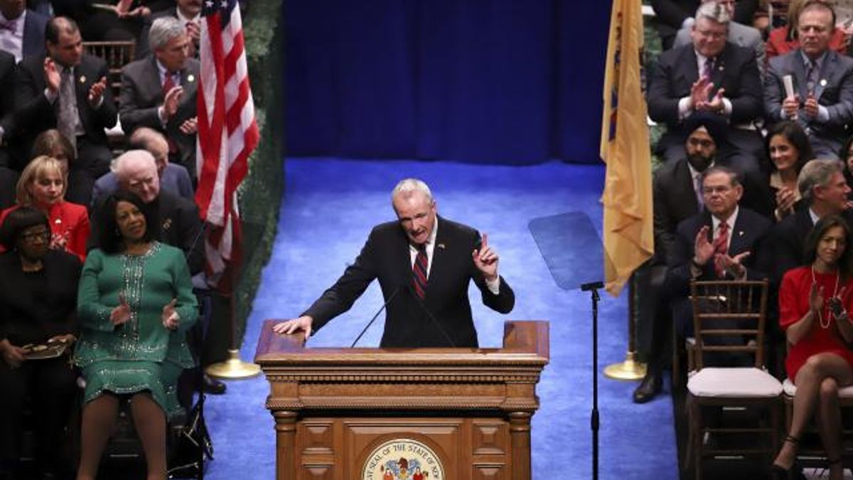 Murphy Pledges a Progressive Course for New Jersey
