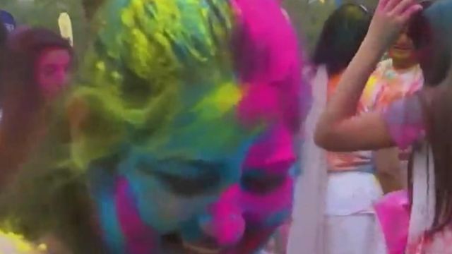 Have you seen this video? Festival of Colors, light show