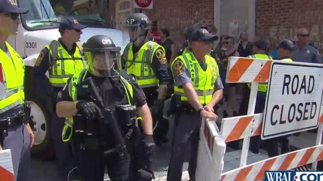 Charlottesville anniversary marked with protests, calls for peace