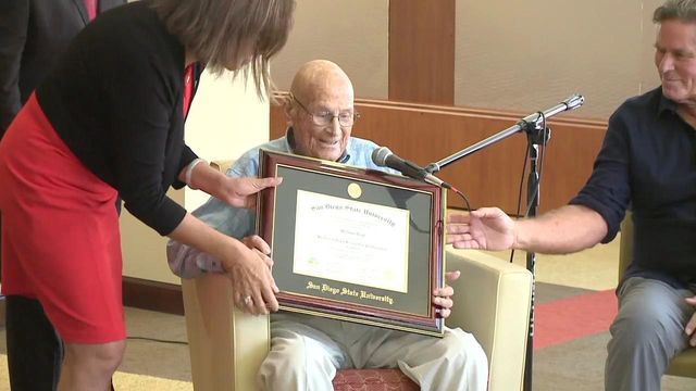 105-year-old gets diploma he earned in 1933