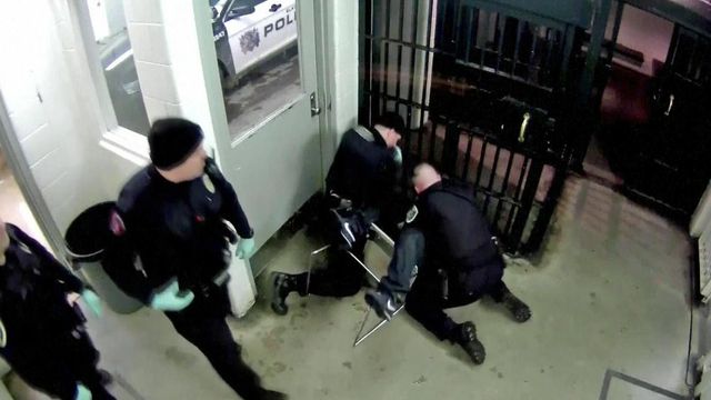 Officers beat prisoner who spit on them