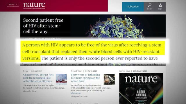 Patient cured of HIV