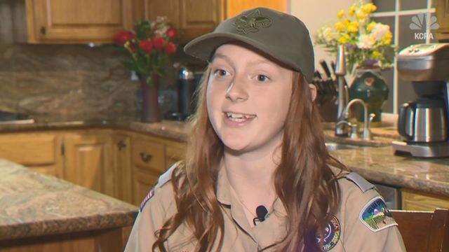 Teen working to become one of first female Eagle Scouts