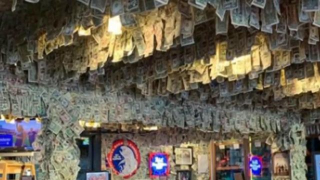Florida bar famous for display of money making donation for Hurricane Dorian victims in Bahamas