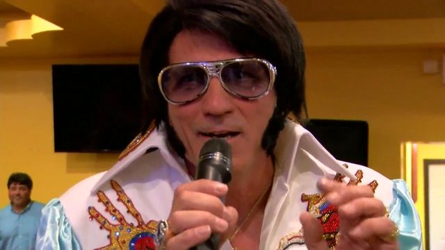 Kentucky trooper leaves 'suspicious minds' at office to belt it out as Elvis impersonator