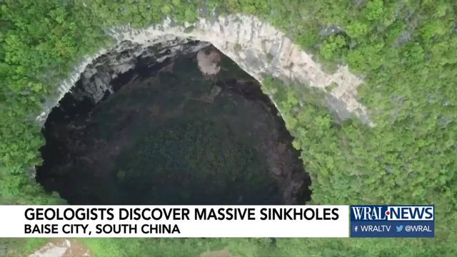 Another massive sinkhole found in China