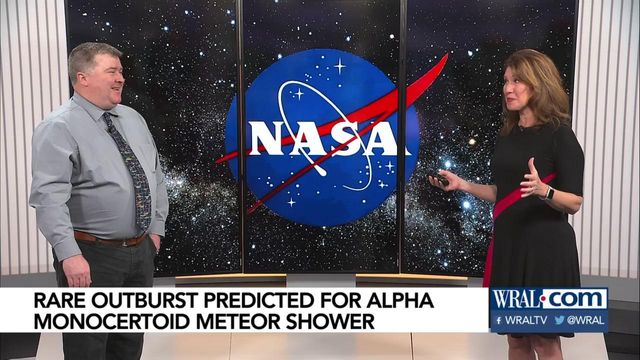 NASA rep: Rare outburst expected during Thursday meteor shower