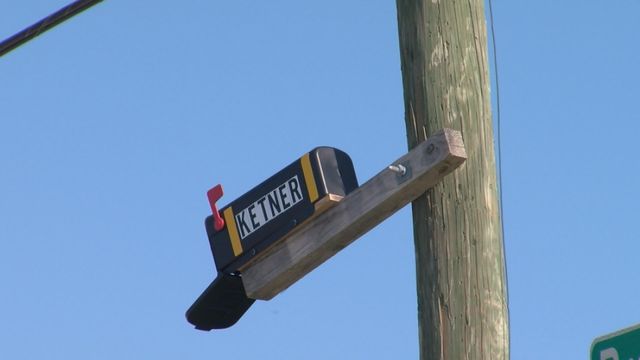 Mysterious mailbox nailed to Florida power pole
