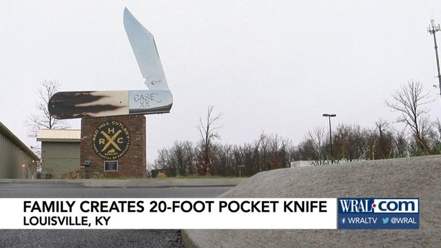 Owners of knife store hope to have world's largest pocket knife