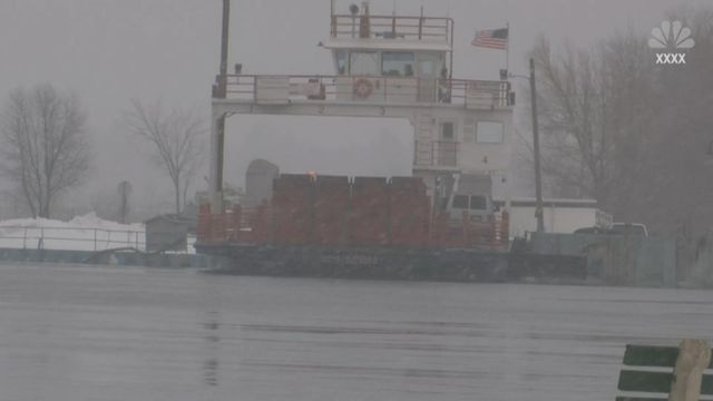 Ferry crew rescues teen trapped in ice