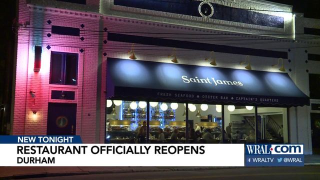 Saint James officially open and back in business after Durham explosion