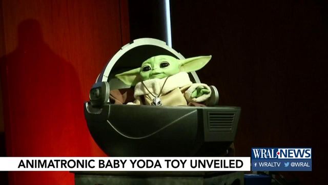 Animatronic Baby Yoda makes debut in New York