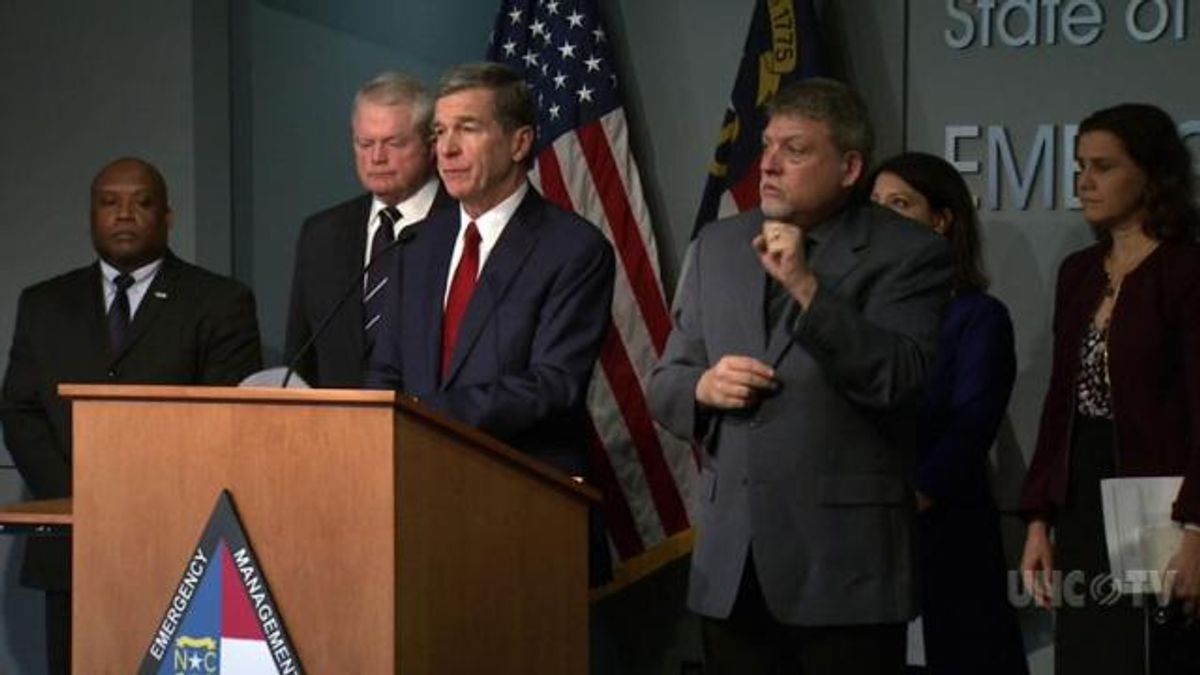 The first presumptive case of the novel coronavirus in North Carolina is linked to a Seattle-area nursing home facility where five residents were sick and later died, authorities said. North Carolina Gov. Roy Cooper said the person was exposed at a center in Washington where there is a Covid-19 outbreak while on a trip.