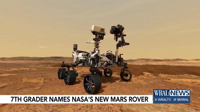 NASA's next Mars rover has new name from Virginia seventh grader