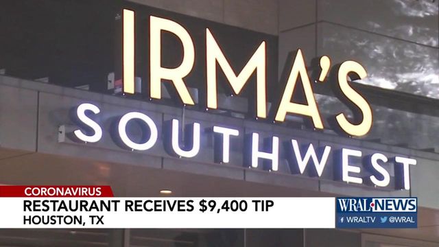 Customer leaves $9,400 tip for workers at Houston restaurant