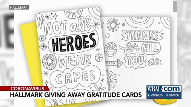 Hallmark giving away 2 million 'Thank You' cards