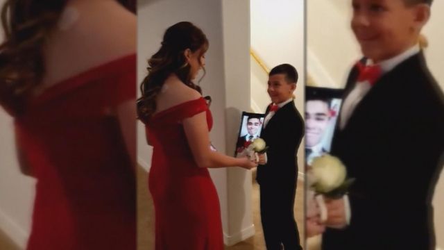 Family stages virtual prom after coronavirus cancellation