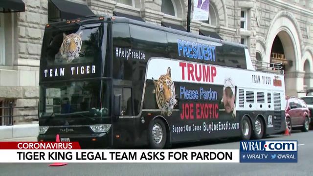Bus in D.C. to push for President Trump to pardon 'Joe Exotic'