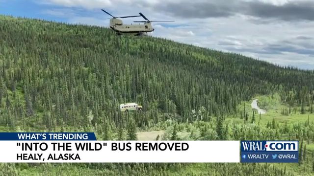 'Into the Wild' bus in Alaska removed from its location