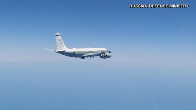 Russia released footage possible interception of three US planes