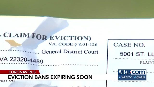 Eviction bans expire soon