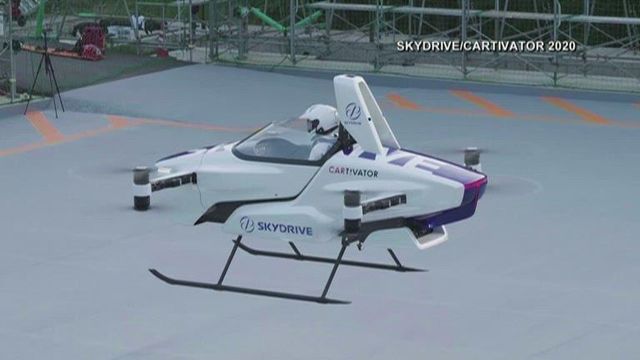 Japanese 'flying car' gets off the ground 