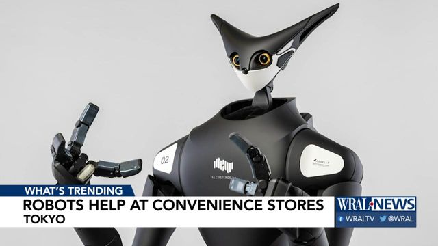 Japan introduces giant robots to help in Tokyo convenience stores