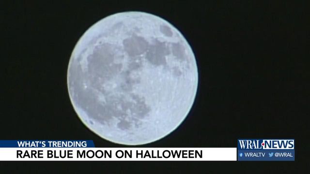 Rare blue moon will light up the sky on Halloween