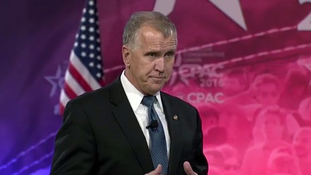 Tillis plays odds by sticking by Trump, not his 2016 stance on high court vacancies