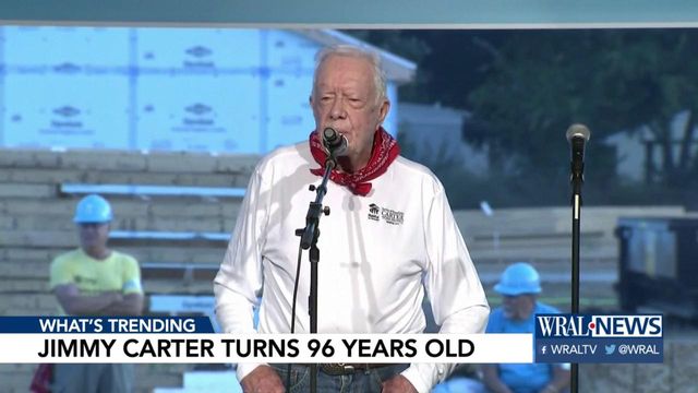 Former President Jimmy Carter turns 96 on Thursday