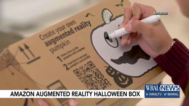 Bring your pumpkin drawing to life with Amazon's Augmented Reality 