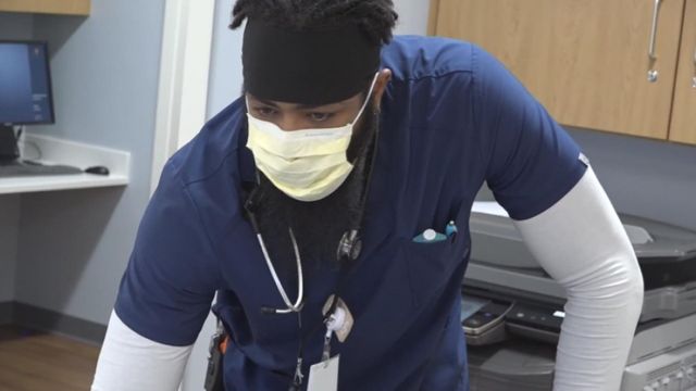 Off-duty nurse saves dying man's life