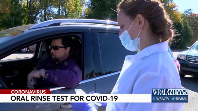 Researchers testing coronavirus oral rinse test 
